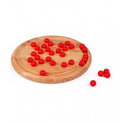 Solitaire en bois de pin -...