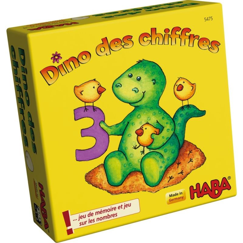 Dino des chiffres - Boite vue de face