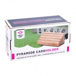 Porte-cartes en bois massif