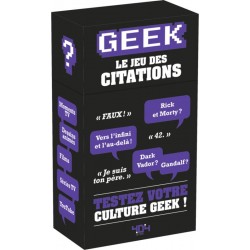 Geek - Le Jeu des citations
