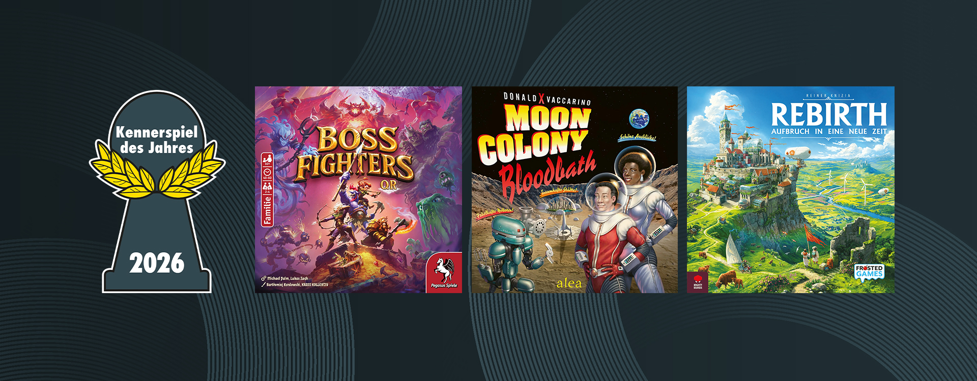 Liste des jeux nommés pour le Kenner Spiel des Jahres 2026