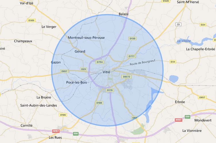 Rayonnement de la livraison à vélo